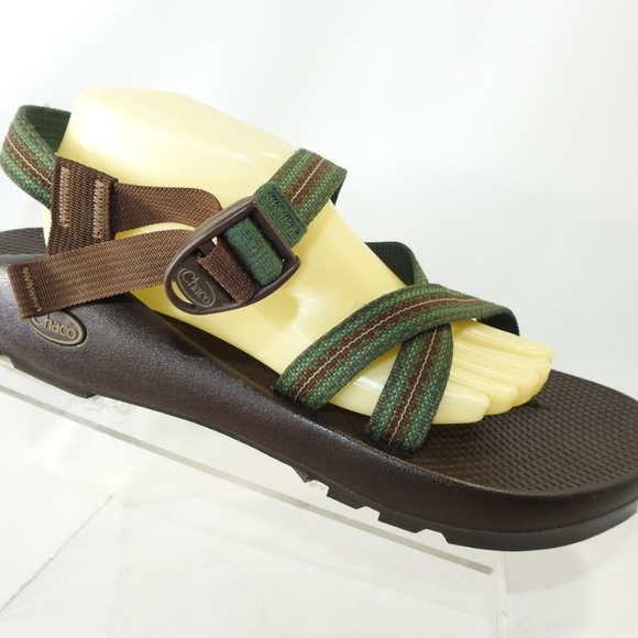 Chaco Sz 13 Green Strappy Sport Sandals Mens B4 B7 main image 6